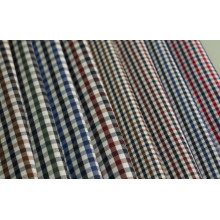 Plusieurs vérifications sergé Polyester tissu de coton 40 60 pour chemises